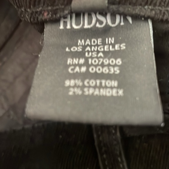 Hudson Signature thin corduroy low rise boot cut pants-jeans style - Picture 7 of 8